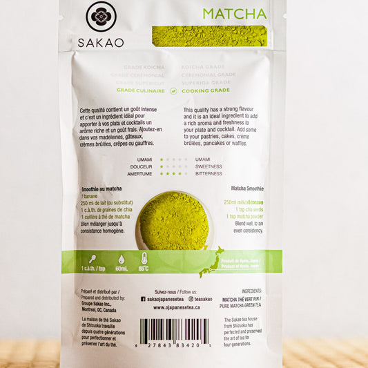 Matcha grade culinaire