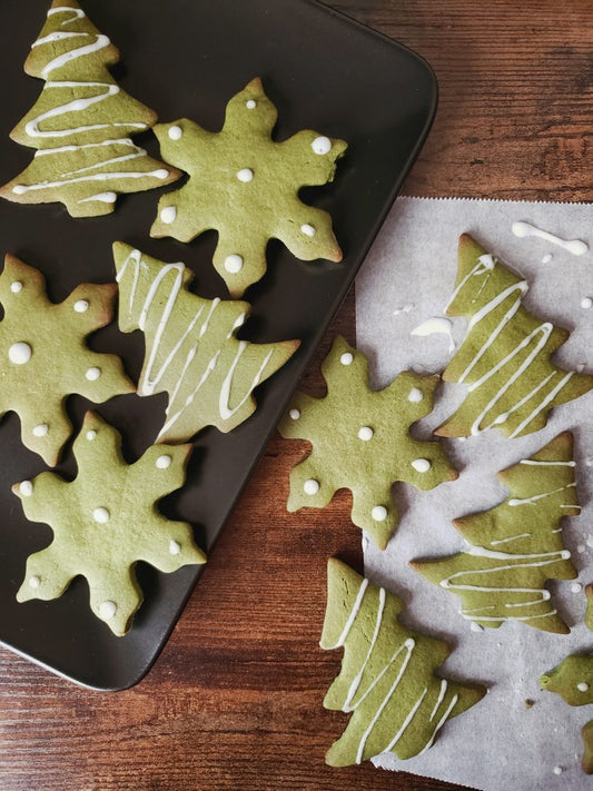 Biscuits de Noël au Matcha