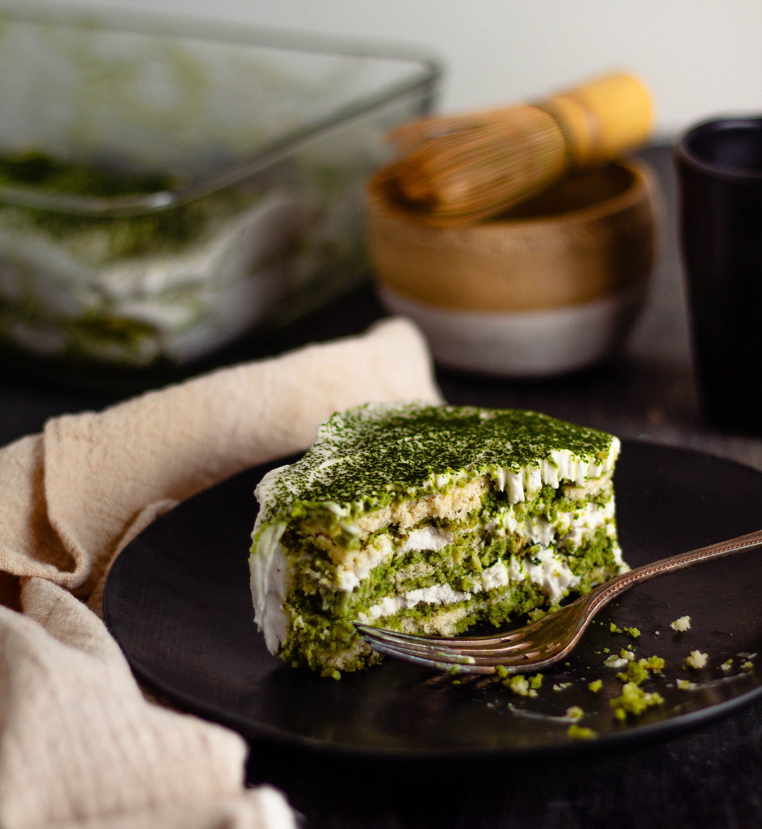 Tiramisu au matcha SAKAO (végan)