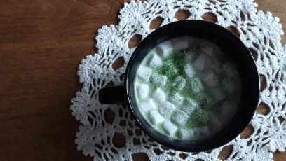 Chocolat chaud au matcha