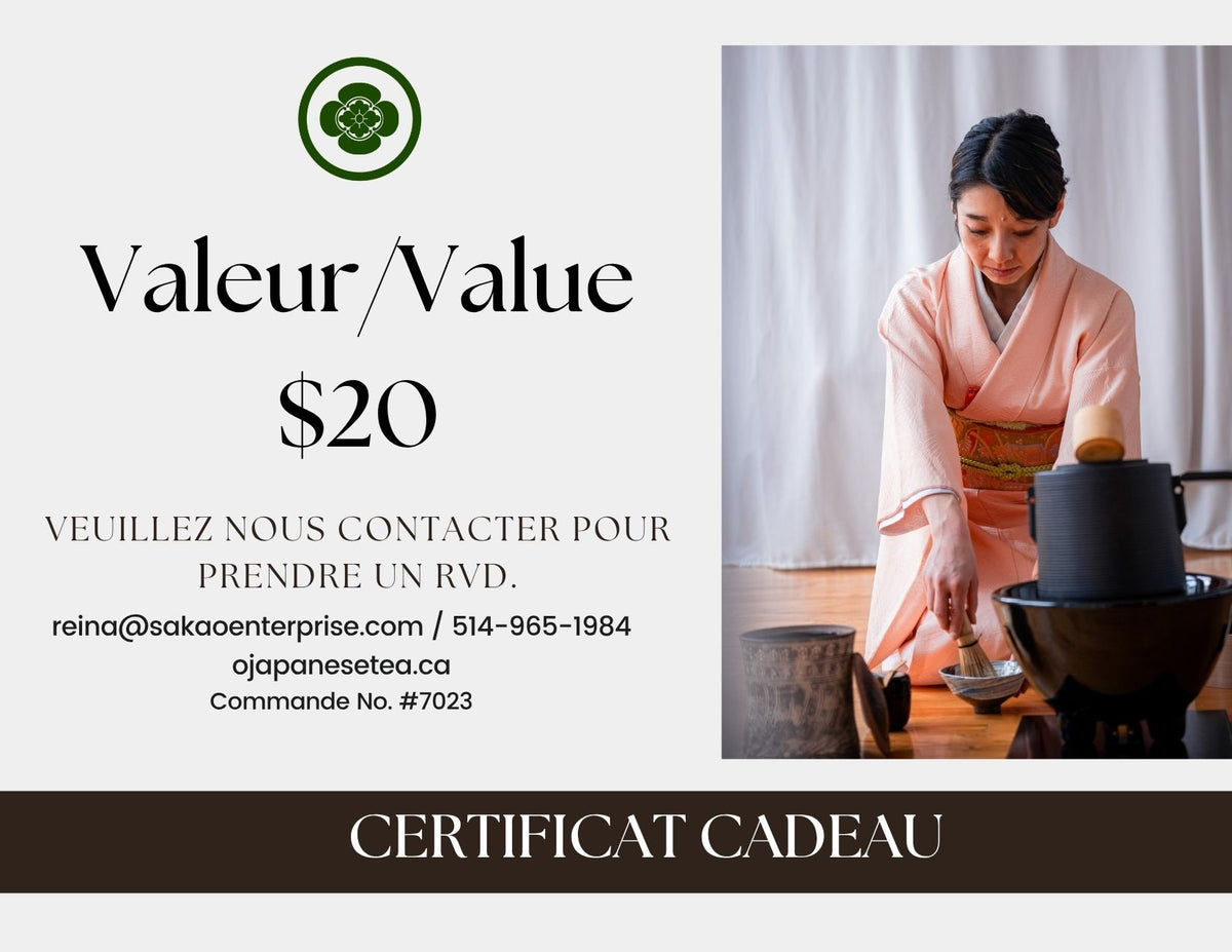 Certificat cadeau