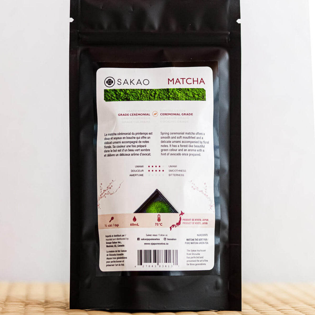 Matcha grade cérémonial du Printemps