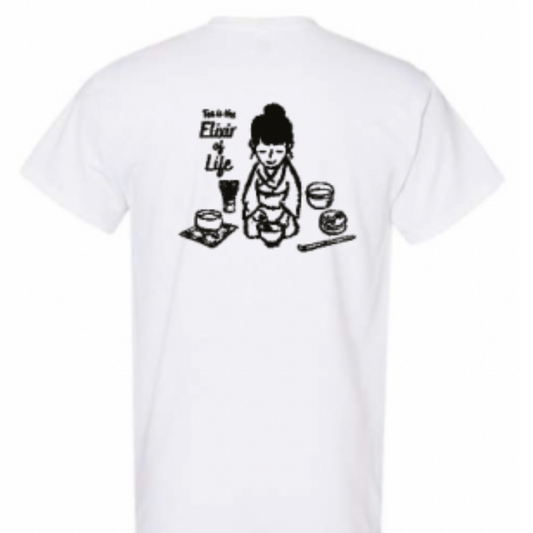T-shirt – ‘Tea is the elixir of life’ par Eisai